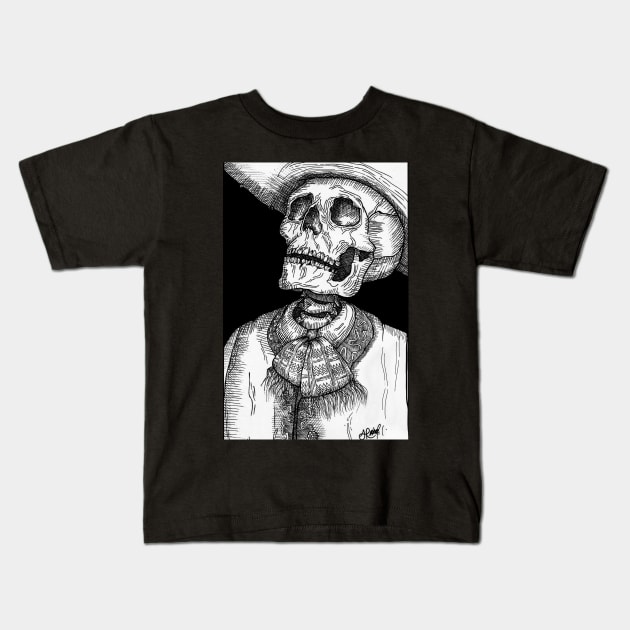 El Charro Negro Kids T-Shirt by theeternal